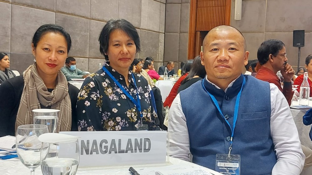 Officials from Nagaland at regional workshop on Post- FLS in New Delhi. 